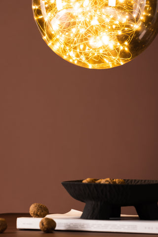 Venture Home Lemans Pendellampa - Svart / Rökt Glas