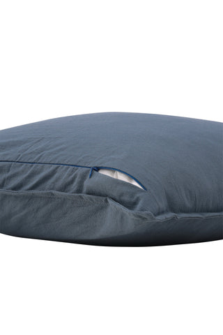 Venture Home Ronja Kuddfodral tvättad bomull - Dusty Blue 60x60