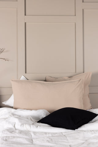Venture Home Ronja Kuddfodral tvättad bomull - Beige / 50x90