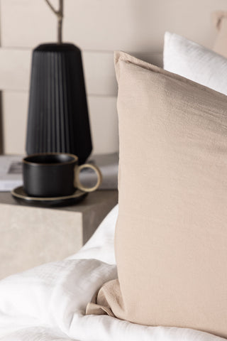 Venture Home Ronja Kuddfodral tvättad bomull - Beige / 40x60