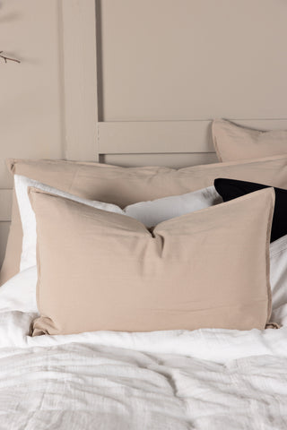 Venture Home Ronja Kuddfodral tvättad bomull - Beige / 40x60
