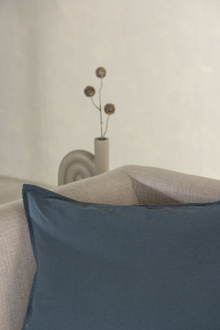 Venture Home Ronja Kuddfodral tvättad bomull - Dusty Blue 40x60