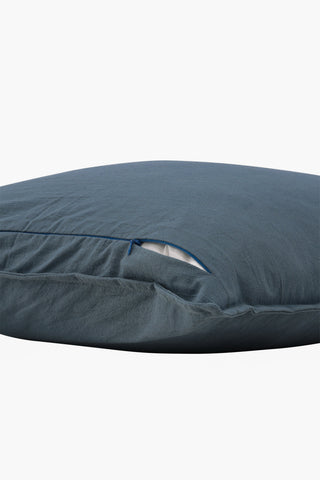 Venture Home Ronja Kuddfodral tvättad bomull - Dusty Blue 40x60