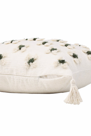 Venture Home Millie Kuddfodral Polychenille - Vit / 45x45