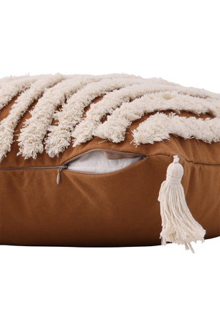 Venture Home Elina Kuddfodral Polycotton - Brun / 45x45