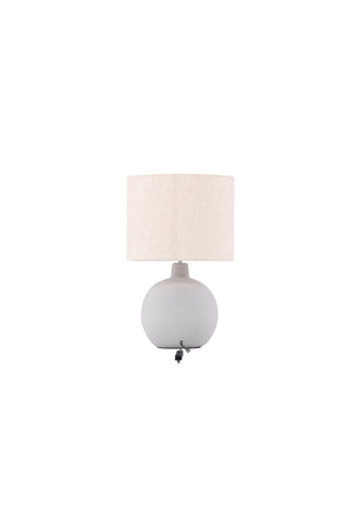 Venture Home Torcello Bordslampa - Grå / Beige linne