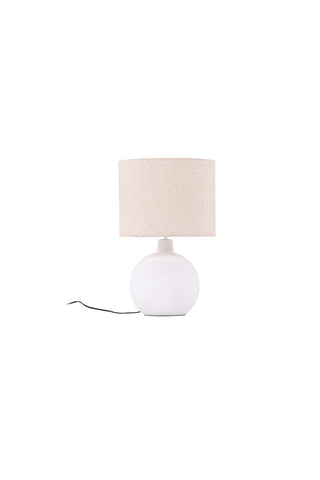 Venture Home Torcello Bordslampa - Vit / Beige linne