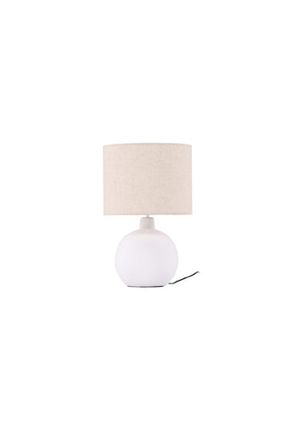 Venture Home Torcello Bordslampa - Vit / Beige linne