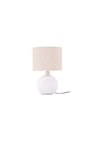 Venture Home Torcello Bordslampa - Vit / Beige linne