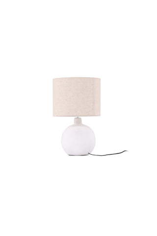 Venture Home Torcello Bordslampa - Vit / Beige linne