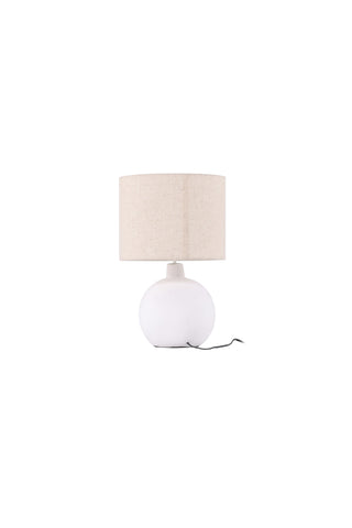 Venture Home Torcello Bordslampa - Vit / Beige linne