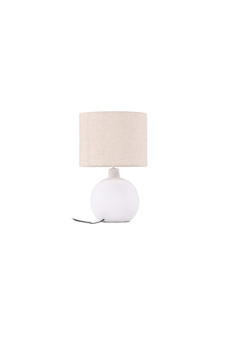 Venture Home Torcello Bordslampa - Vit / Beige linne