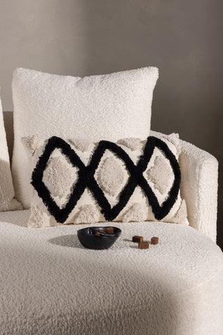 Venture Home Emelie Kuddfodral Polycotton - Svart/Vit / 30x50