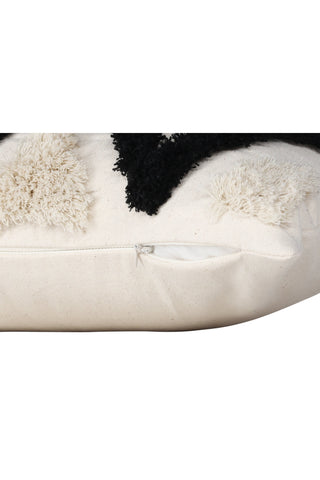 Venture Home Emelie Kuddfodral Polycotton - Svart/Vit / 30x50
