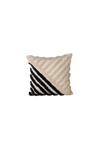 Venture Home Zara Kuddfodral Polycotton - Svart/Vit / 30x50