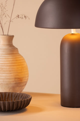 Venture Home Corello Bordslampa - Brunt stål