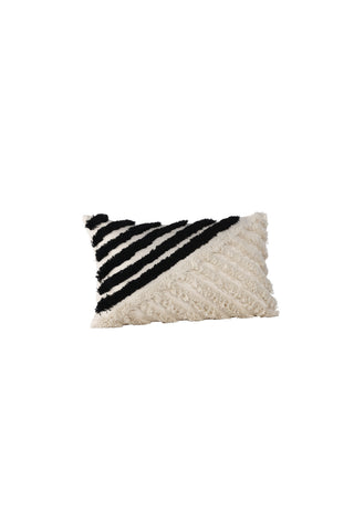 Venture Home Zara Kuddfodral Polycotton - Svart/Vit / 30x50