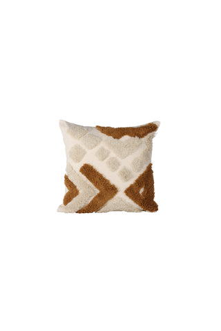 Venture Home Ada Kuddfodral Polycotton - Vit/Brun / 30x50
