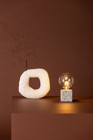 Venture Home Rilche Bordslampa - Vit / Klart glas