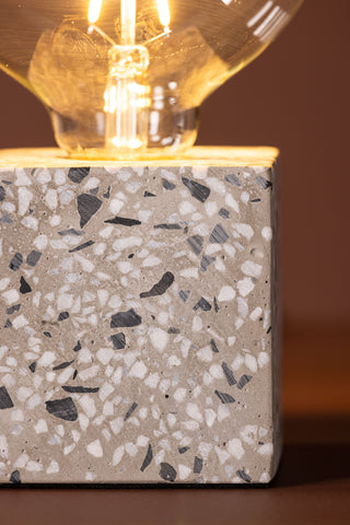 Venture Home Rilche Bordslampa - Vit / Klart glas