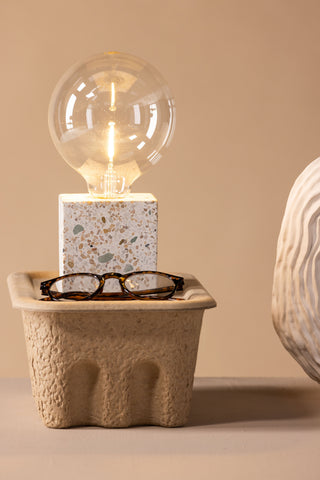 Venture Home Rilche Bordslampa - Grå / Klart glas