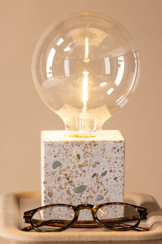 Venture Home Rilche Bordslampa - Grå / Klart glas