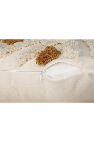 Venture Home Ada Kuddfodral Polycotton - Vit/Brun / 30x50