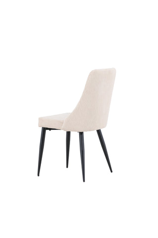 Venture Home Leone Matstol 2-pack - Svart / Beige / FSC 100%