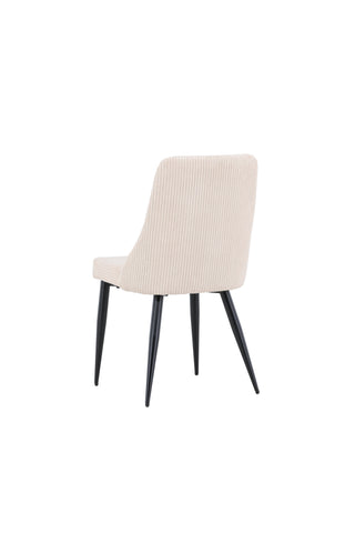 Venture Home Leone Matstol 2-pack - Svart / Beige / FSC 100%