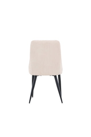 Venture Home Leone Matstol 2-pack - Svart / Beige / FSC 100%