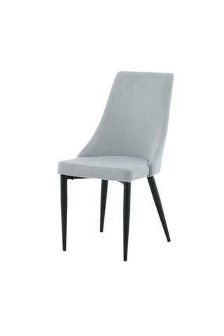 Leone Matstol 2-pack - Svarta Ben / Ljusgrå Manchester Ersätts av 27701-995