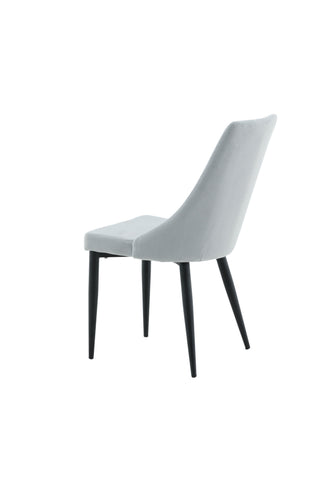 Leone Matstol 2-pack - Svarta Ben / Ljusgrå Manchester Ersätts av 27701-995