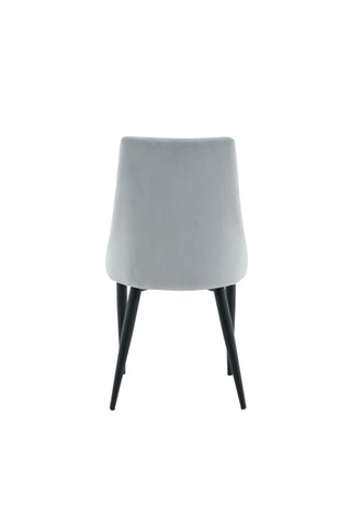 Leone Matstol 2-pack - Svarta Ben / Ljusgrå Manchester Ersätts av 27701-995