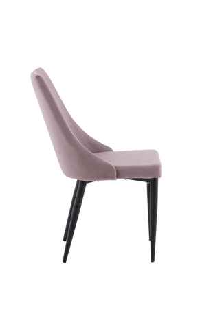 Leone Matstol 2-pack - Svarta Ben / Dusty PinkCorduroy Ersätts av 27701-999