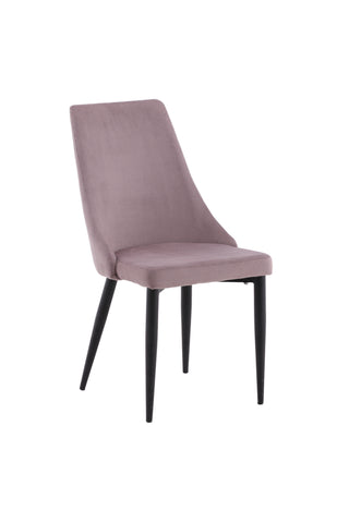 Leone Matstol 2-pack - Svarta Ben / Dusty PinkCorduroy Ersätts av 27701-999