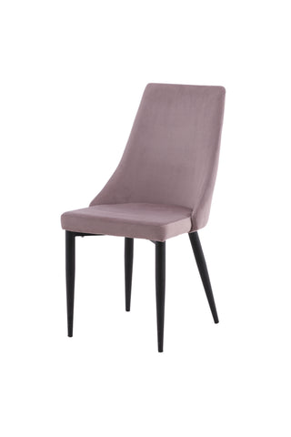 Leone Matstol 2-pack - Svarta Ben / Dusty PinkCorduroy Ersätts av 27701-999