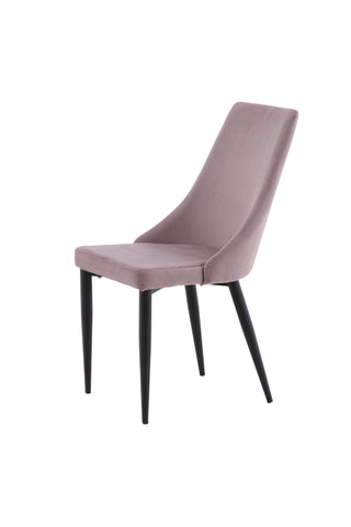 Leone Matstol 2-pack - Svarta Ben / Dusty PinkCorduroy Ersätts av 27701-999