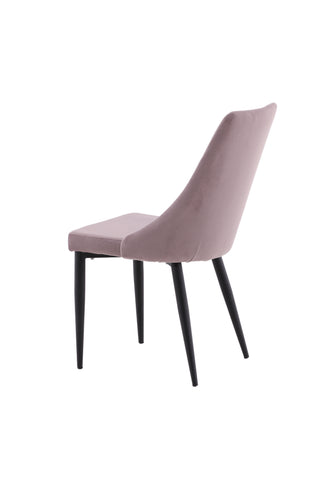 Leone Matstol 2-pack - Svarta Ben / Dusty PinkCorduroy Ersätts av 27701-999