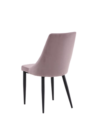 Leone Matstol 2-pack - Svarta Ben / Dusty PinkCorduroy Ersätts av 27701-999
