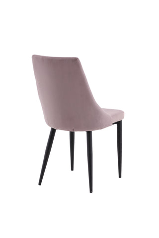 Leone Matstol 2-pack - Svarta Ben / Dusty PinkCorduroy Ersätts av 27701-999