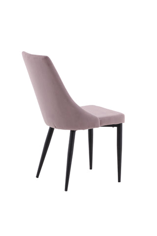 Leone Matstol 2-pack - Svarta Ben / Dusty PinkCorduroy Ersätts av 27701-999