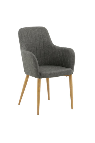 Comfort - Matstol 2-pack - Ek/Mörkgrå Ersätts av 27702-450