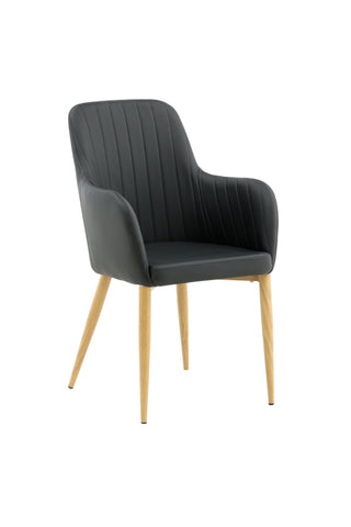 Comfort Karmstol 2-pack - Ek-Look / Black PU Ersätts av 27702-458