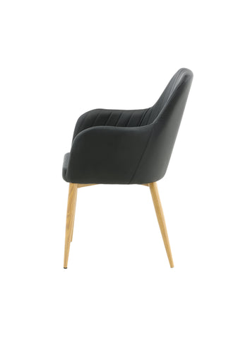 Comfort Karmstol 2-pack - Ek-Look / Black PU Ersätts av 27702-458