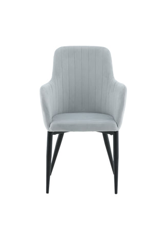 Comfort Matstol 2-pack - Svarta ben / Ljusgrå manchester Ersätts av 27702-995