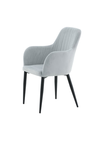 Comfort Matstol 2-pack - Svarta ben / Ljusgrå manchester Ersätts av 27702-995