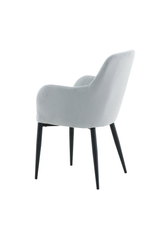 Comfort Matstol 2-pack - Svarta ben / Ljusgrå manchester Ersätts av 27702-995