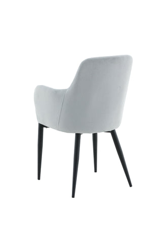 Comfort Matstol 2-pack - Svarta ben / Ljusgrå manchester Ersätts av 27702-995