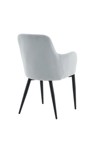 Comfort Matstol 2-pack - Svarta ben / Ljusgrå manchester Ersätts av 27702-995