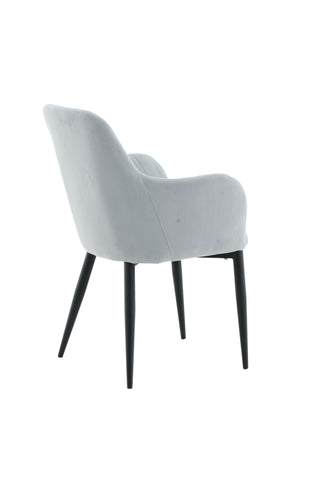 Comfort Matstol 2-pack - Svarta ben / Ljusgrå manchester Ersätts av 27702-995